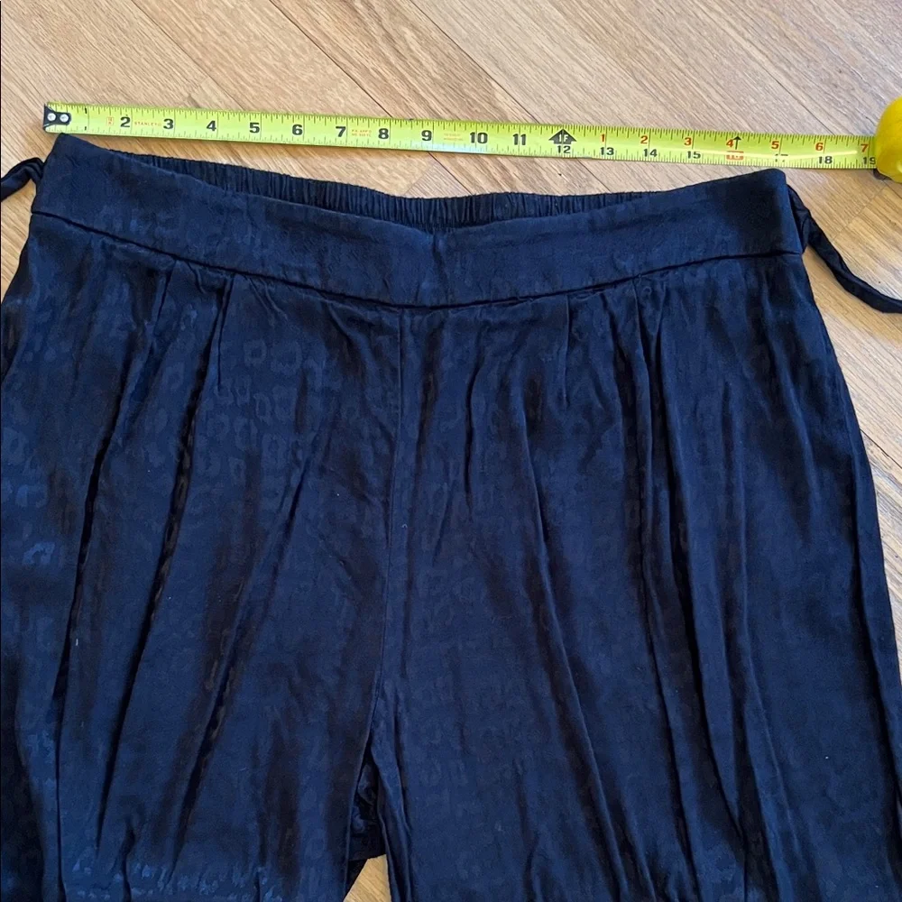 Women's Size XL Nine West Black Wide-Leg Elastic Waist Pants GUC - Picture 3 of 6